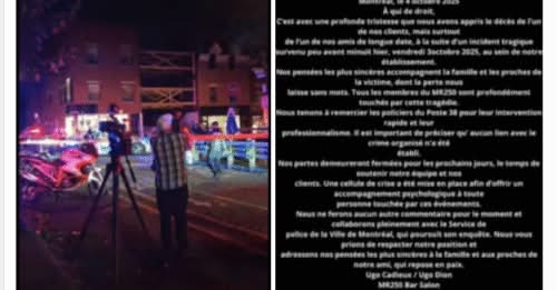 Montreal, QC Obituary – Tragic Murder-Suicide in Plateau-Mont-Royal – Two Men’s Lives Lost in Murder-Suicide at Popular Montreal Bar